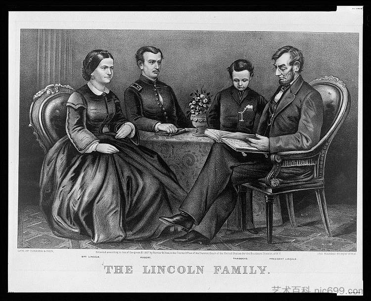 林肯家族 The Lincoln Family (1867)，柯里尔与艾夫斯