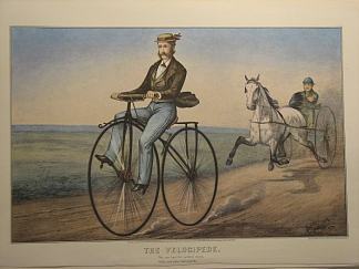 维洛西佩德 The Velocipede (1869)，柯里尔与艾夫斯