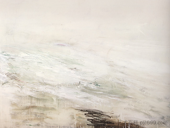 英雄与莱安德罗(四部分画)第二部分 Hero and Leandro (A Painting in Four Parts) Part II (1984),塞·敦普利