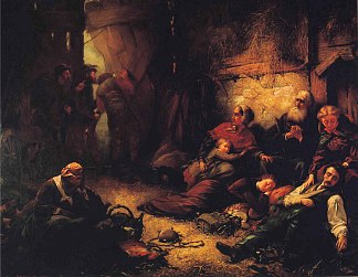 宾夕法尼亚州钱伯斯堡的燃烧 The Burning of Chambersburg, Pennsylvania (1867)，丹尼尔·李奇微·奈特