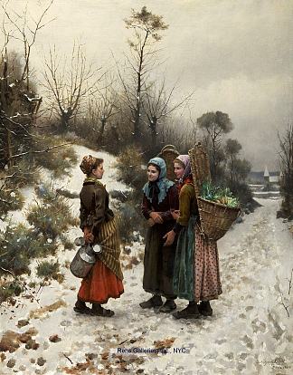 在冬天 In winter (1880)，丹尼尔·李奇微·奈特