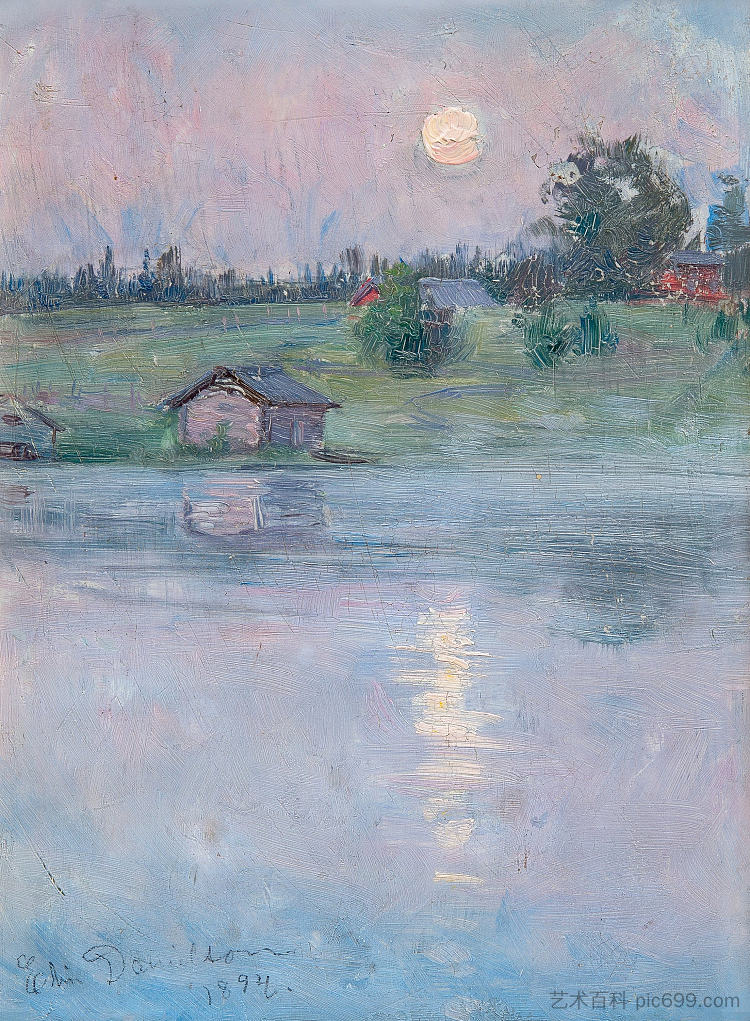 夏夜 Summer Night (1894),艾琳·丹尼尔森-甘博吉