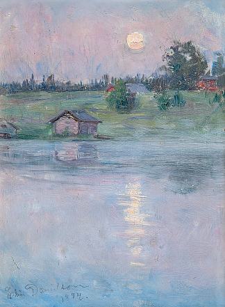 夏夜 Summer Night (1894)，艾琳·丹尼尔森-甘博吉