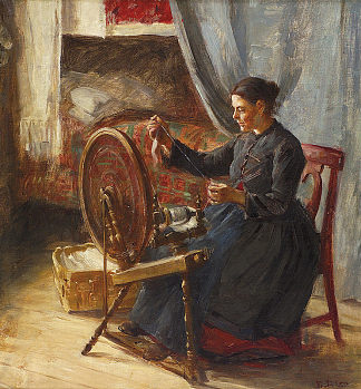 微调器 The spinner (c.1919)，艾琳·丹尼尔森-甘博吉