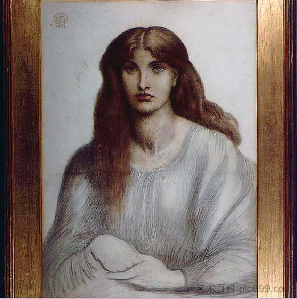 亚历克萨·威尔丁 Alexa Wilding (1877),但丁·加布里埃尔·罗赛蒂