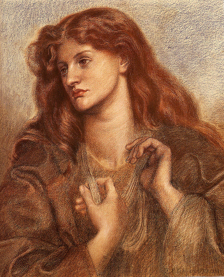 亚历克萨·威尔丁 Alexa Wilding (1877),但丁·加布里埃尔·罗赛蒂