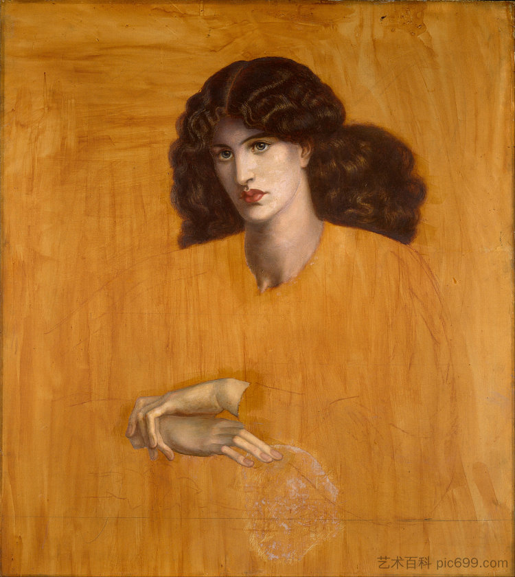 怜悯的女士 The Lady of Pity (1881),但丁·加布里埃尔·罗赛蒂