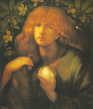 抹大拉的马利亚 Mary Magdalene (1877)，但丁·加布里埃尔·罗赛蒂