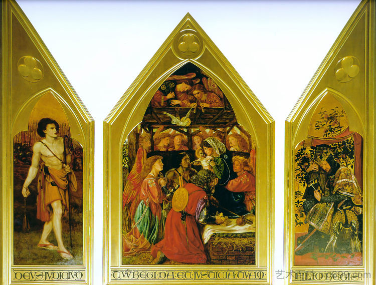 大卫的后裔 The Seed of David (1858),但丁·加布里埃尔·罗赛蒂