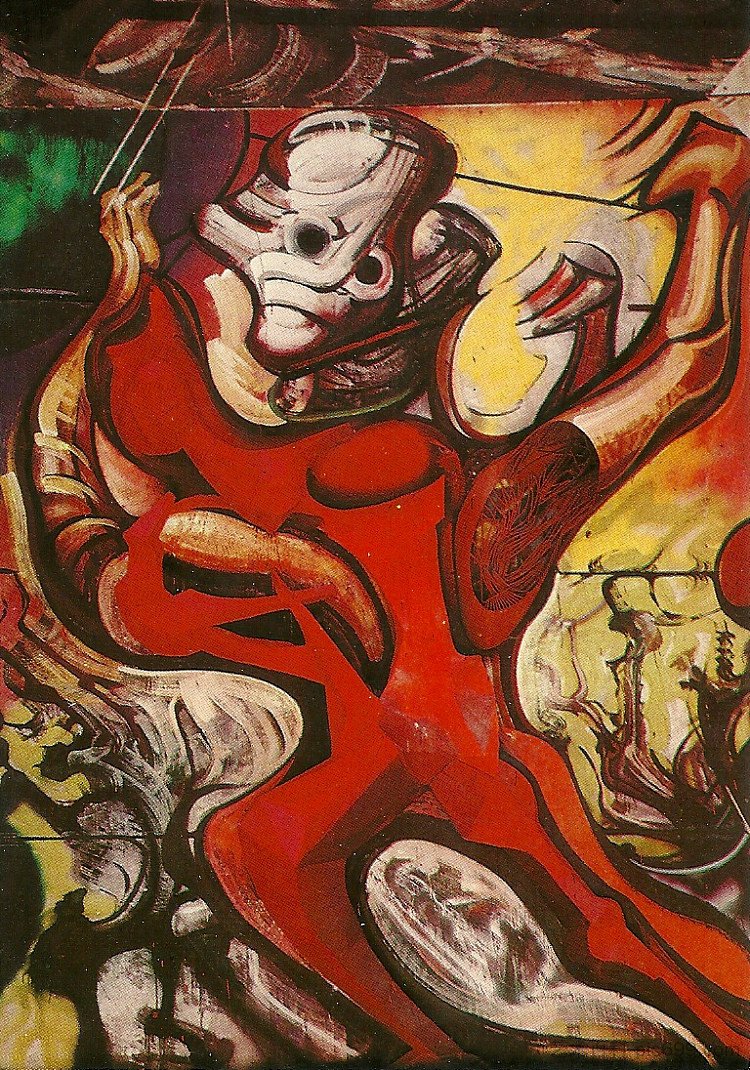 人类进行曲(局部) The March of Humanity (detail),戴维.阿尔法罗.西凯洛斯