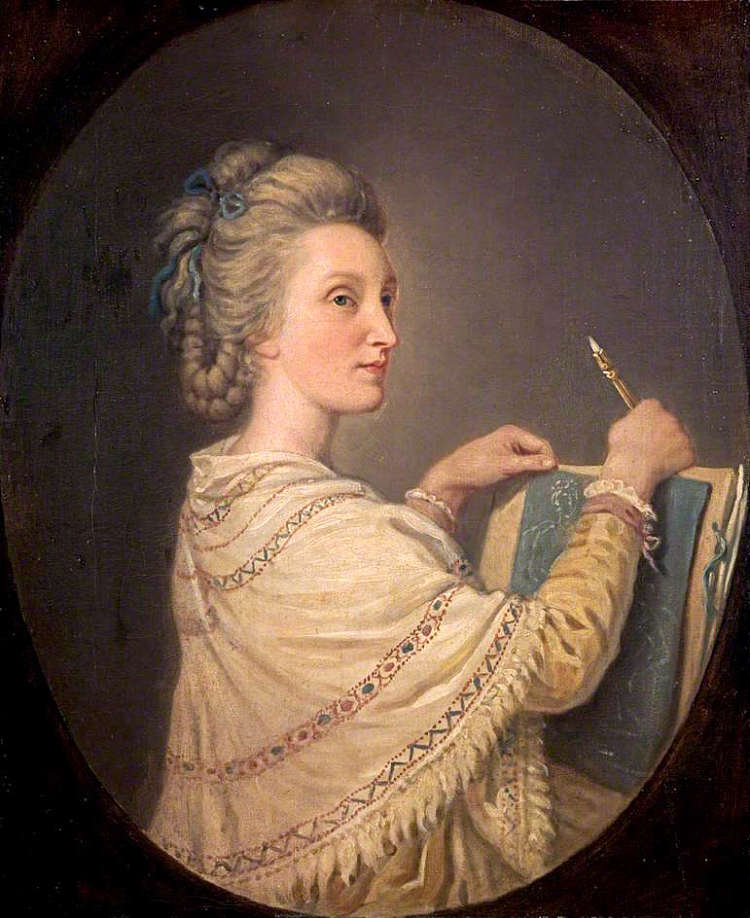 安妮·福布斯，艺术家 Anne Forbes, Artist (1781)，戴维·阿伦