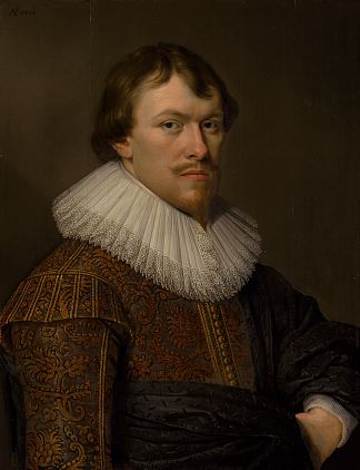 格里特·谢普的肖像 The Portrait of Gerrit Schaep (1651)，大卫·拜利
