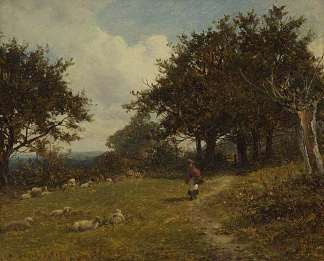 科尔韦尔，伍斯特郡莫尔文附近 Colwell, near Malvern, Worcestershire (1887)，大卫·贝特斯