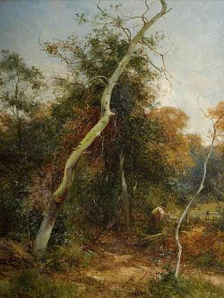 修补围栏，萨顿公园 Mending the Fence, Sutton Park，大卫·贝特斯