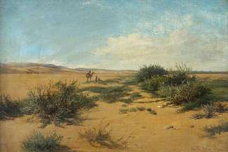 尼罗河谷的边界 The Border of the Nile Valley (1892)，大卫·贝特斯