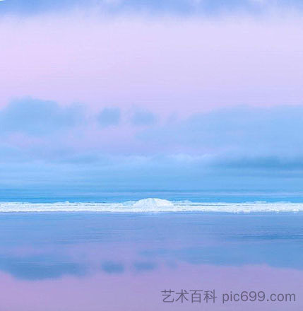 粉红黄昏，南极洲 Pink Dusk, Antarctica (2008)，大卫·伯丹