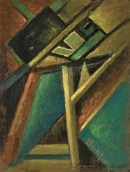 抽象化 Abstraction (c.1910; Ukraine  )，戴维·伯克