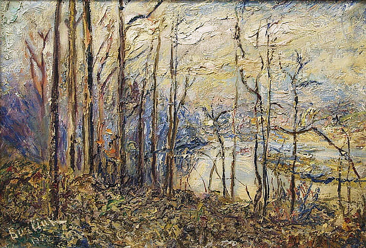 秋天的森林 Autumn forest (c.1941; United States  )，戴维·伯克