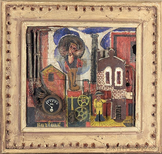 拼贴 Collage (1924; United States  )，戴维·伯克