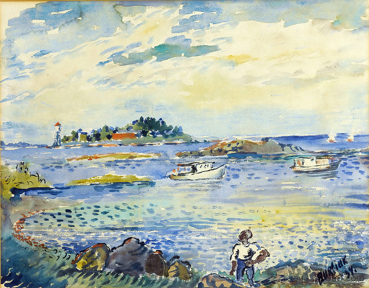 海湾值班船 Duty boats in the bay (1934)，戴维·伯克