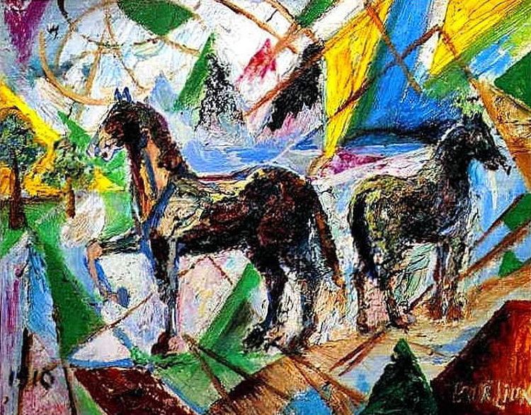 马 Horses (1910; Ukraine  )，戴维·伯克