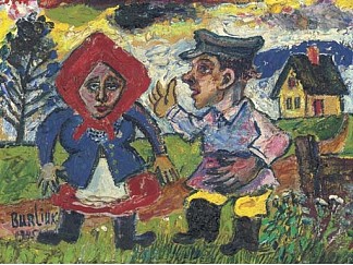 农民夫妇 Peasant couple (1945; United States                     )，戴维·伯克