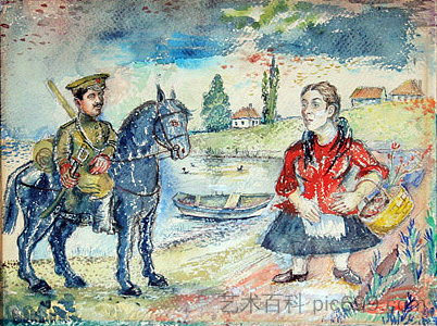 马背上的士兵 Soldier on Horseback，戴维·伯克