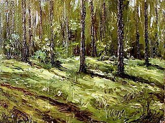 夏季森林 Summer forest (1906; Ukraine                     )，戴维·伯克