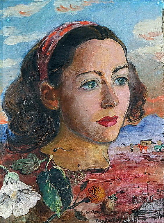 超现实主义肖像 Surrealistic Portrait (1947; United States  )，戴维·伯克