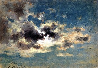 云 Clouds (1857)，戴维·考克斯