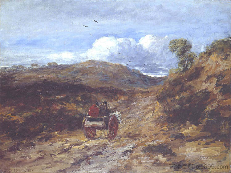 沼泽路 Moorland Road (1851)，戴维·考克斯