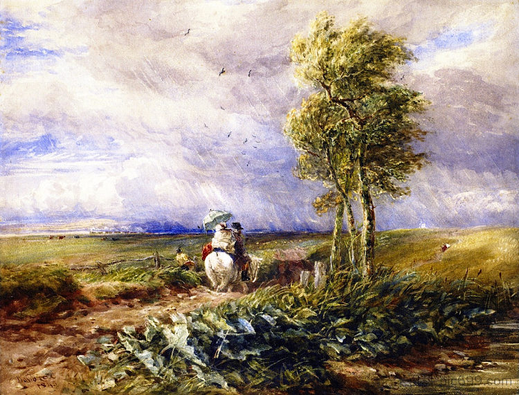 阳光、风雨 Sun, Wind and Rain (1811)，戴维·考克斯