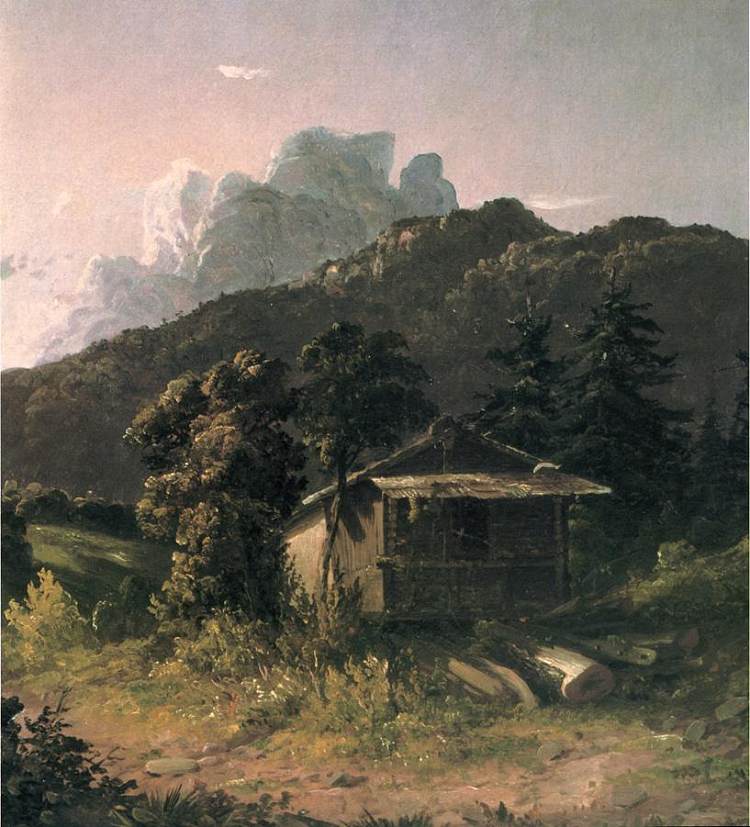 阿迪朗达克的房子 House in the Adirondacks (1851)，大卫·约翰逊