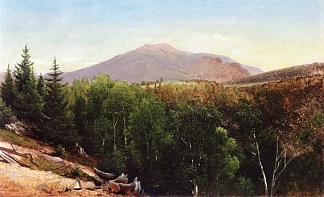 新罕布什尔州拉斐特山 Mount Lafayette, New Hampshire (1871)，大卫·约翰逊