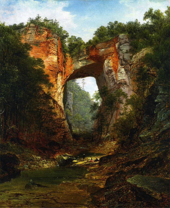 天然桥 Natural Bridge，大卫·约翰逊