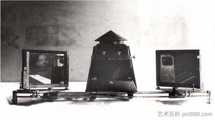 无玻璃立体电影系统 Glassless stereoscopic movie system (1923; Paris,France  )，戴维·卡卡巴泽