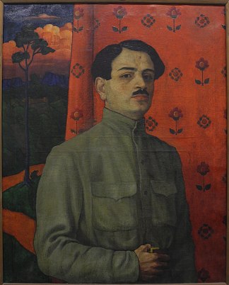 自画像 Self-portrait (1917)，戴维·卡卡巴泽