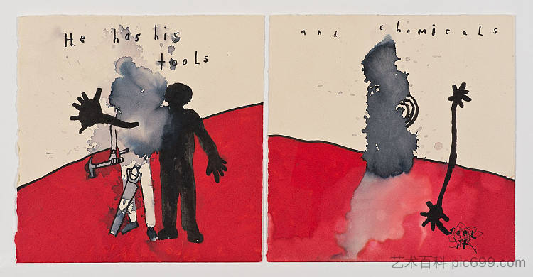 他有他的工具和化学品 He Has His Tools and His Chemicals (2013; Los Angeles,California,United States ),大卫·林奇