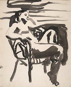 椅子上的人物 Figure in Chair (1960)，大卫·帕克
