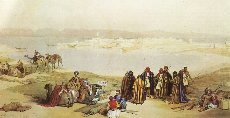 苏伊士概况 General View of Suez，大卫·罗伯茨