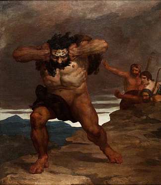 该隐堕落（悔恨） Cain Degraded (Remorse) (1831)，戴维·斯科特