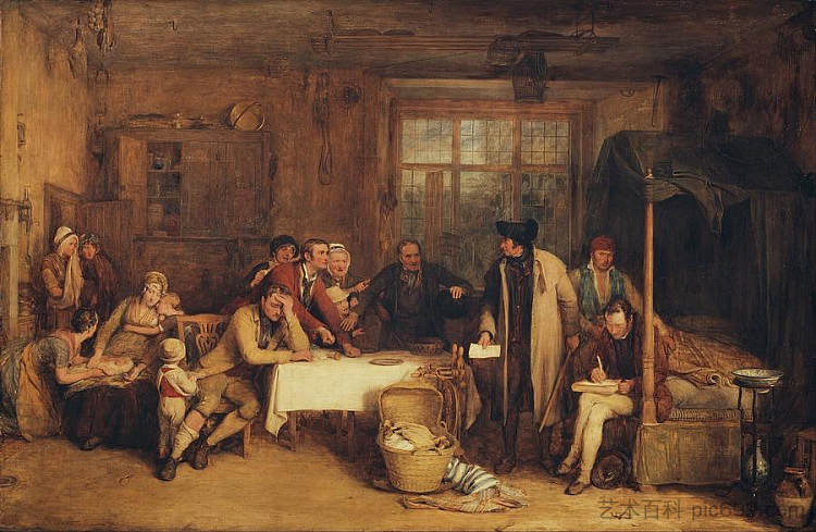 出租培训 Distraining for Rent (1815),大卫·维尔基