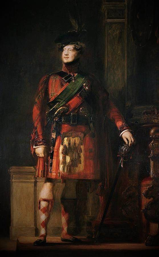 英国乔治四世画像 Portrait of George IV of the United Kingdom，大卫·维尔基