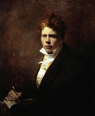 自画像 20岁左右 Self Portrait Aged about 20 (c.1804)，大卫·维尔基
