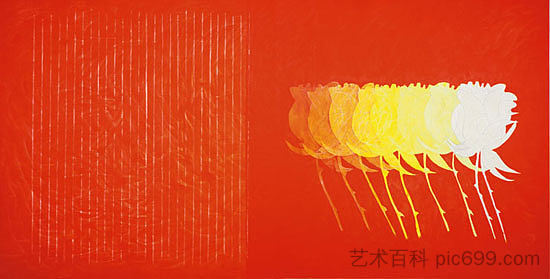 飘逝（红色） Evanescence (Red) (2007)，丹妮丝·格林