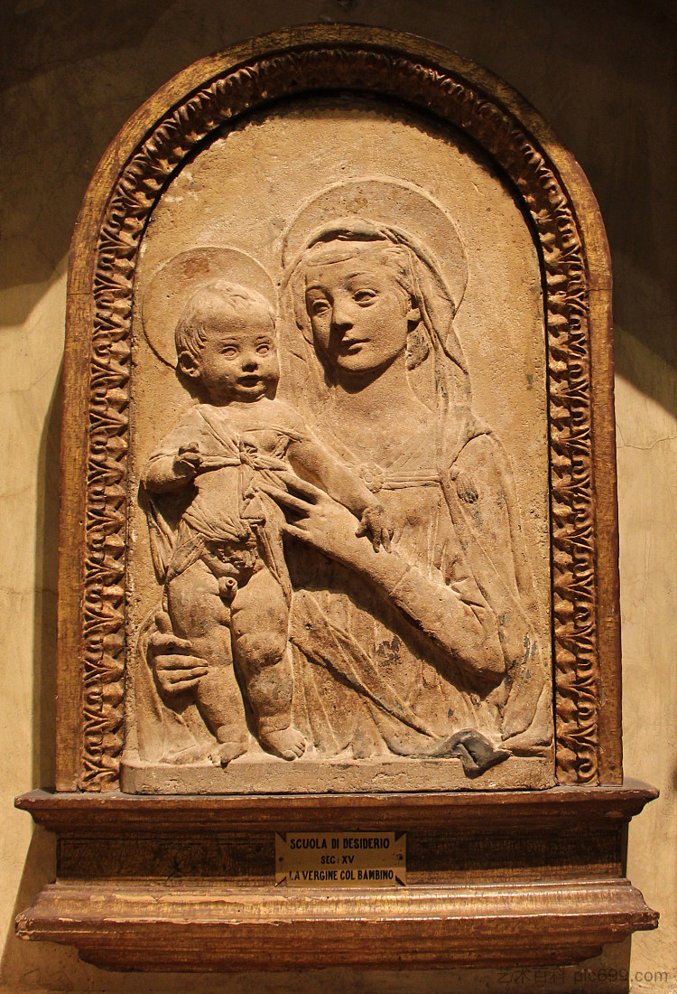 麦当娜和孩子 Madonna Col Bambino，Desiderio da Settignano