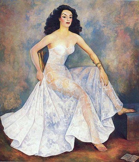 在多纳玛丽亚菲利克斯 La Dona Maria Felix (1949)，迭戈·里维拉