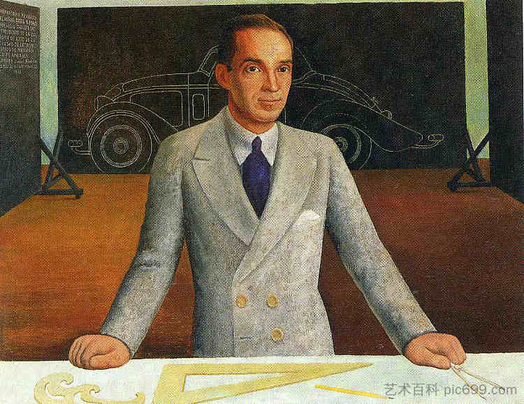 埃德塞尔·福特 Edsel B. Ford (1932)，迭戈·里维拉