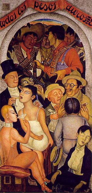 富人之夜 Night of the Rich (1928)，迭戈·里维拉