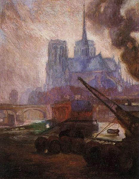 巴黎圣母院 Notre Dame de Paris (1909)，迭戈·里维拉